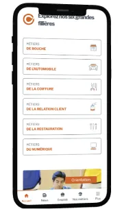 iphone avec l'application du 3ifa ouverte